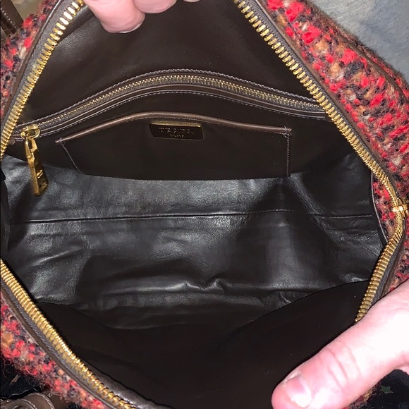 Prada Tapestry bag with id card - Picture 5 of 8